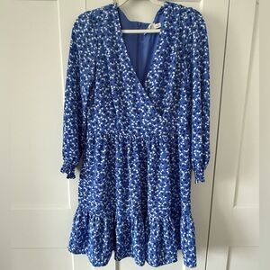 Eliza J Elegant Blue Dress